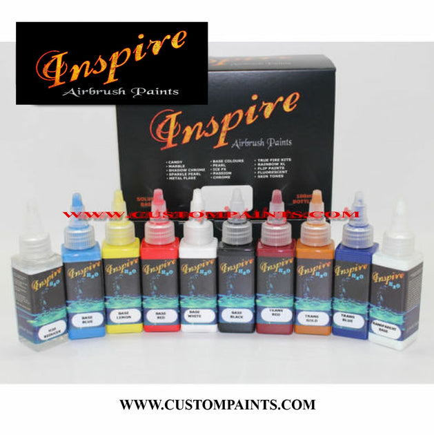 Inspire H2O Airbrush Kits Water Based Airbrush Paint Custom Paints Inc