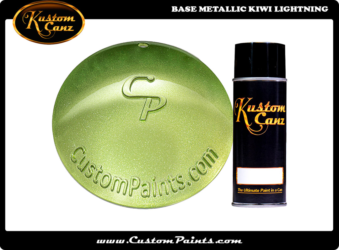 Kustom Canz Base Black Aerosol Paint – 12 Oz Can For Custom Motorcycles & HOK Finishes