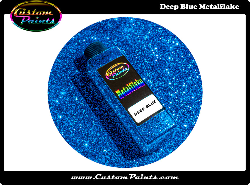 Metal Flake Deep Blue - Custom effect Metal Flakes โ Custom Paints Inc