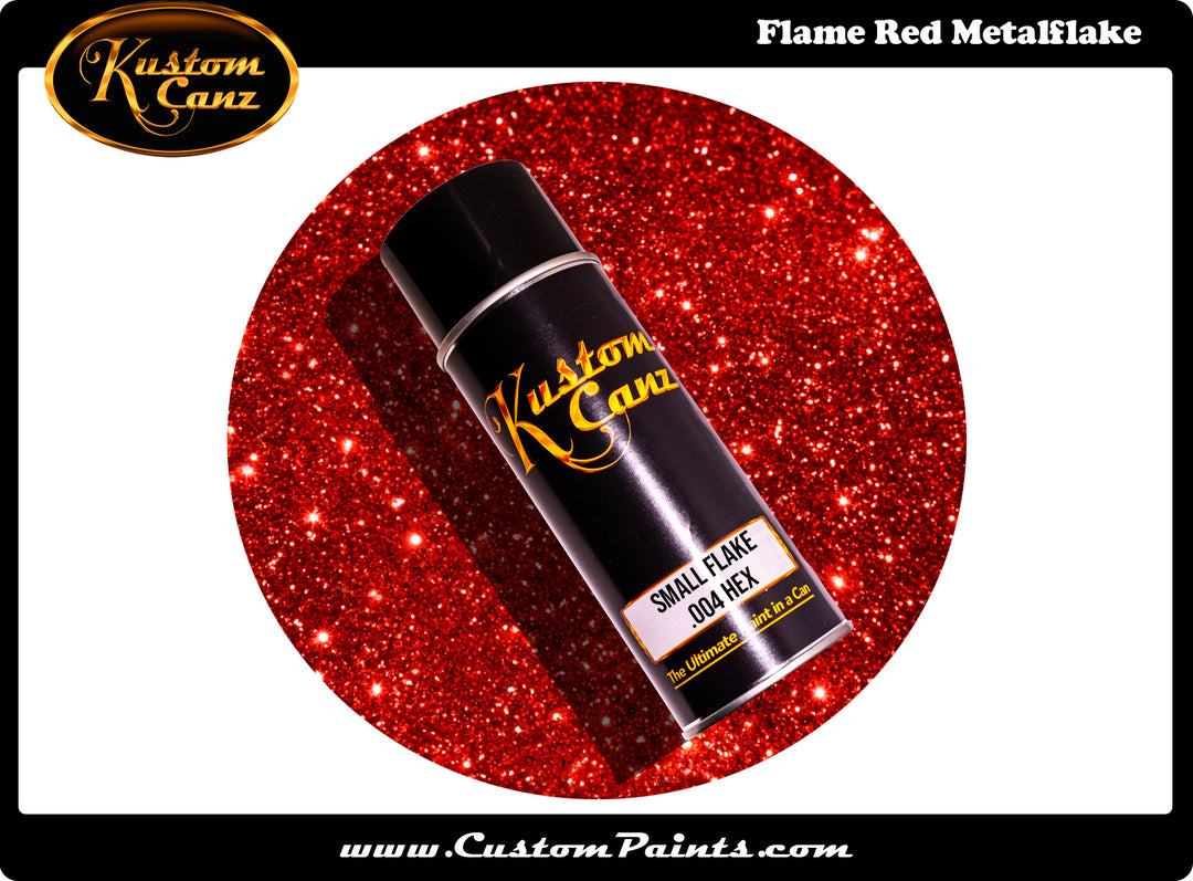 Metal Flake - Flame Red