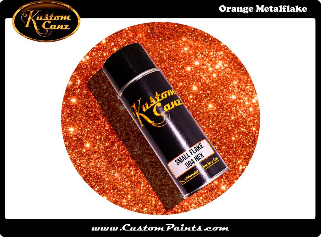 Metal Flake - Orange