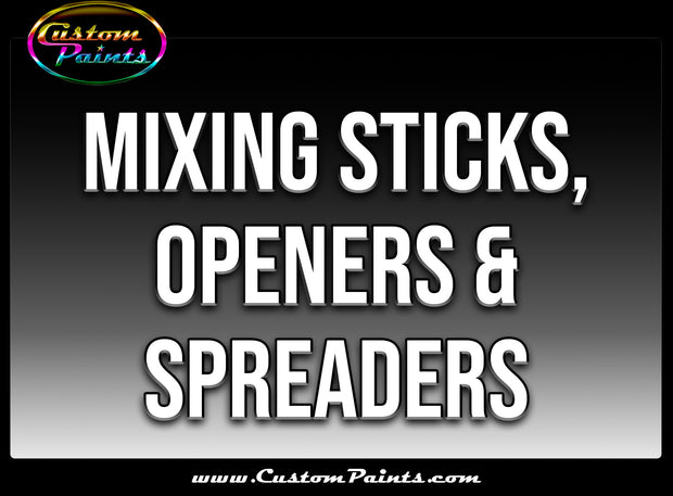 Mixing Sticks, Openers & Spreaders: