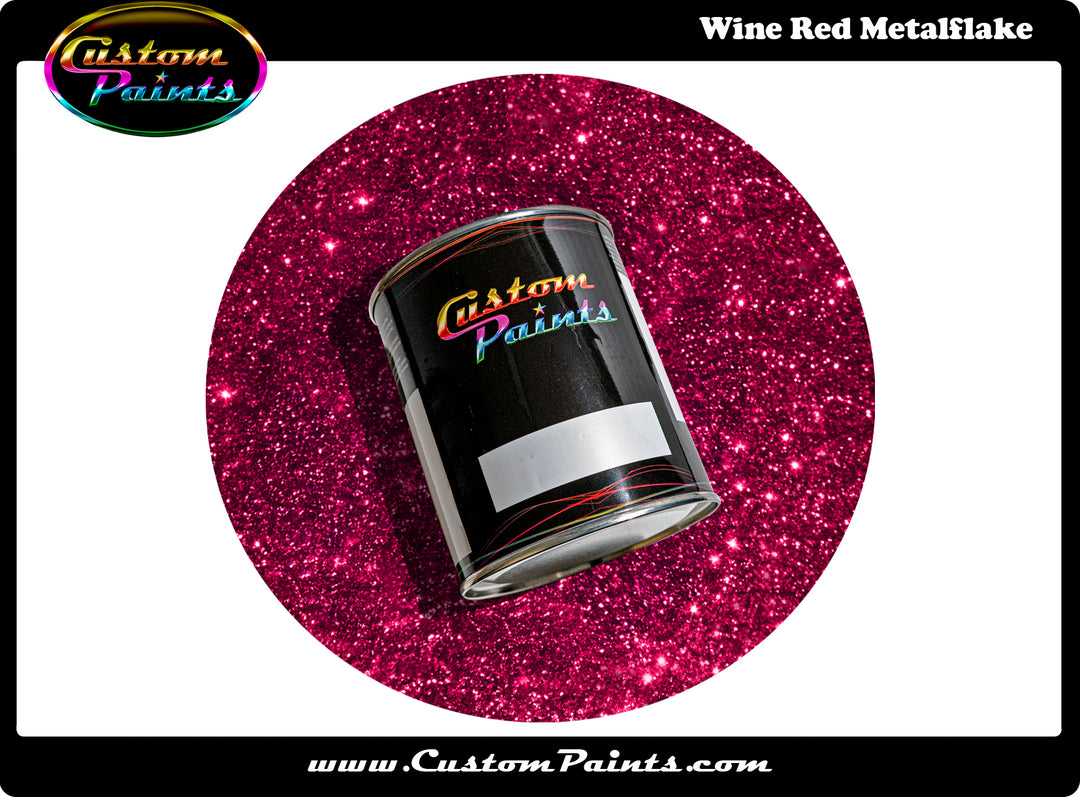 Metal Flake - Wine Red