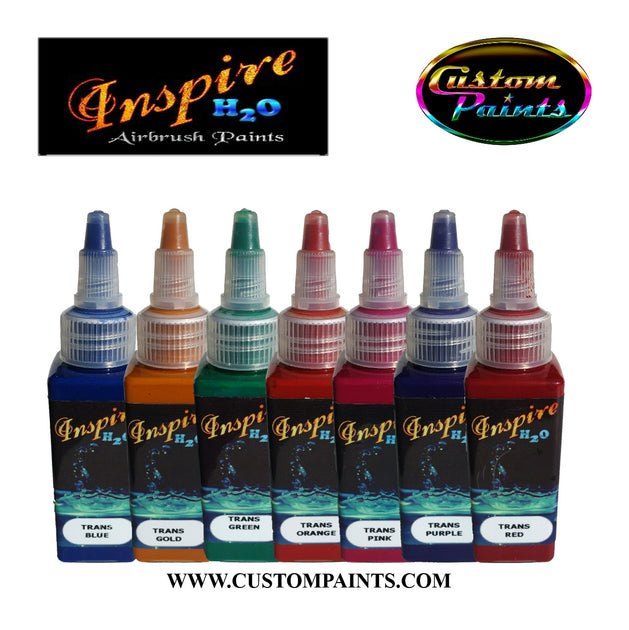 Inspire H2O Airbrush Kits - Water Based Airbrush Paint – Custom Paints Inc